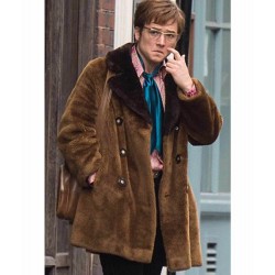 Taron Egerton Rocketman Elton John Fur Coat